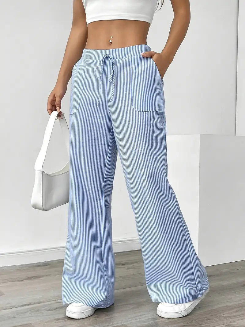 Noémie | Drawstring Casual Pants