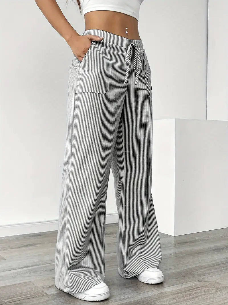 Noémie | Drawstring Casual Pants