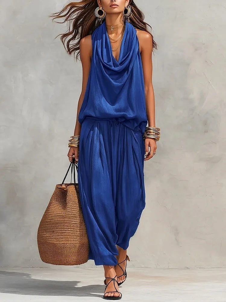 Sannah | Soft Two-Piece Top & Pants Set