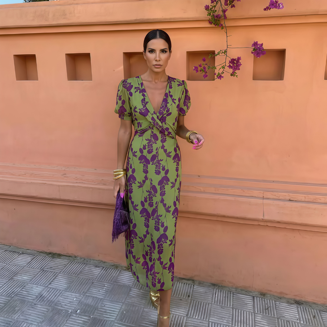 Refilwe | Elegant Puff Sleeve Summer Dress