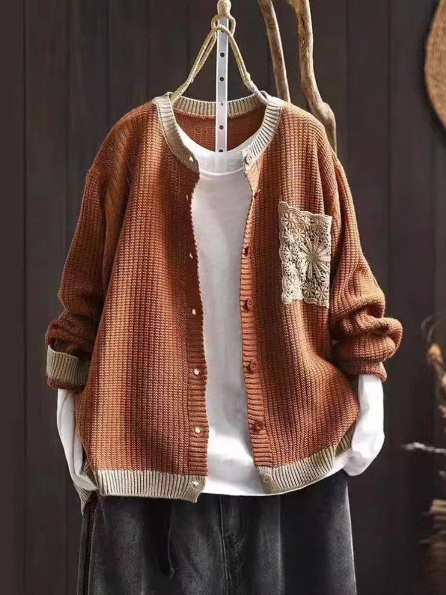 Gabrielle | Textured Knit Cardigan