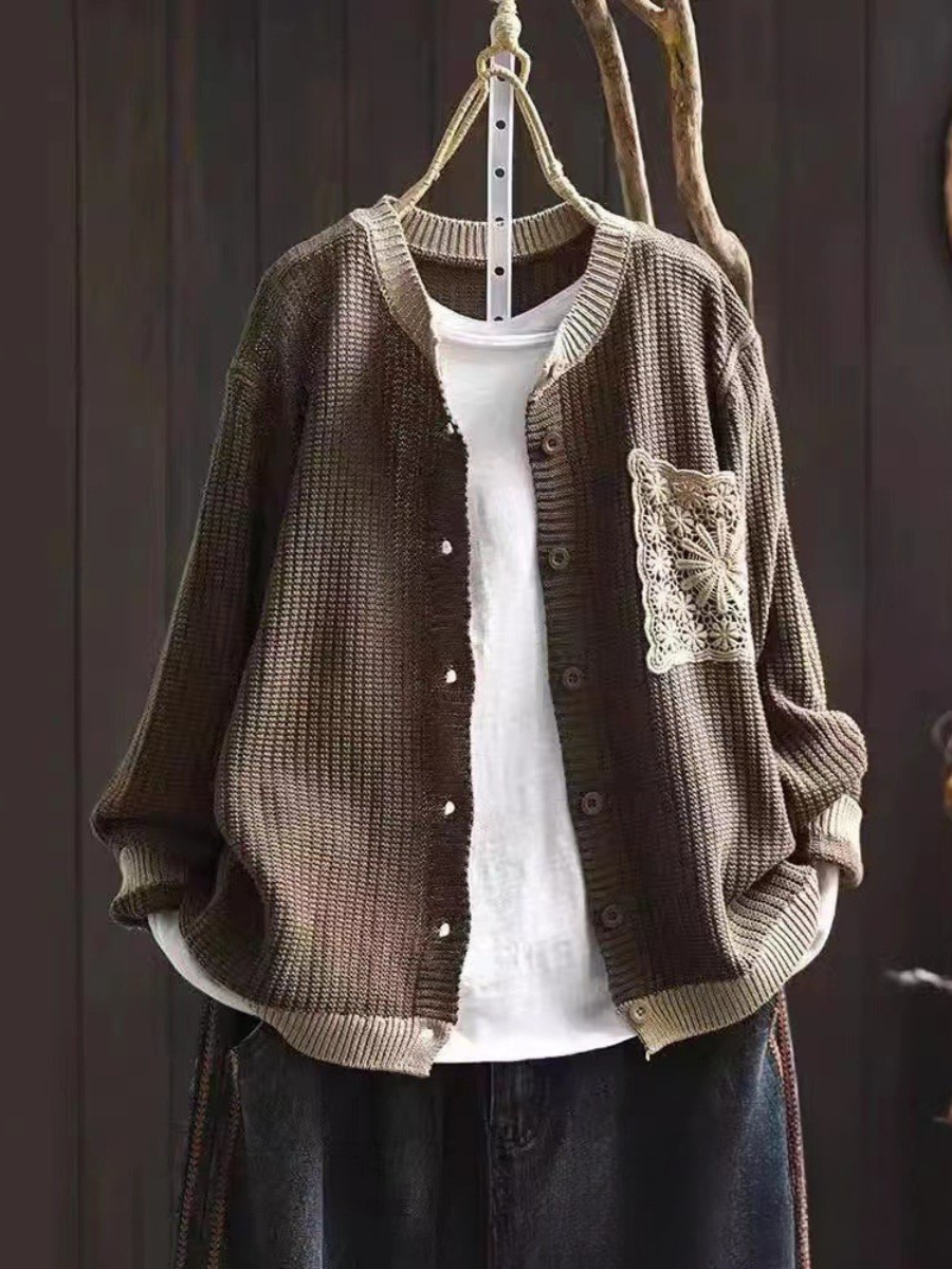 Gabrielle | Textured Knit Cardigan