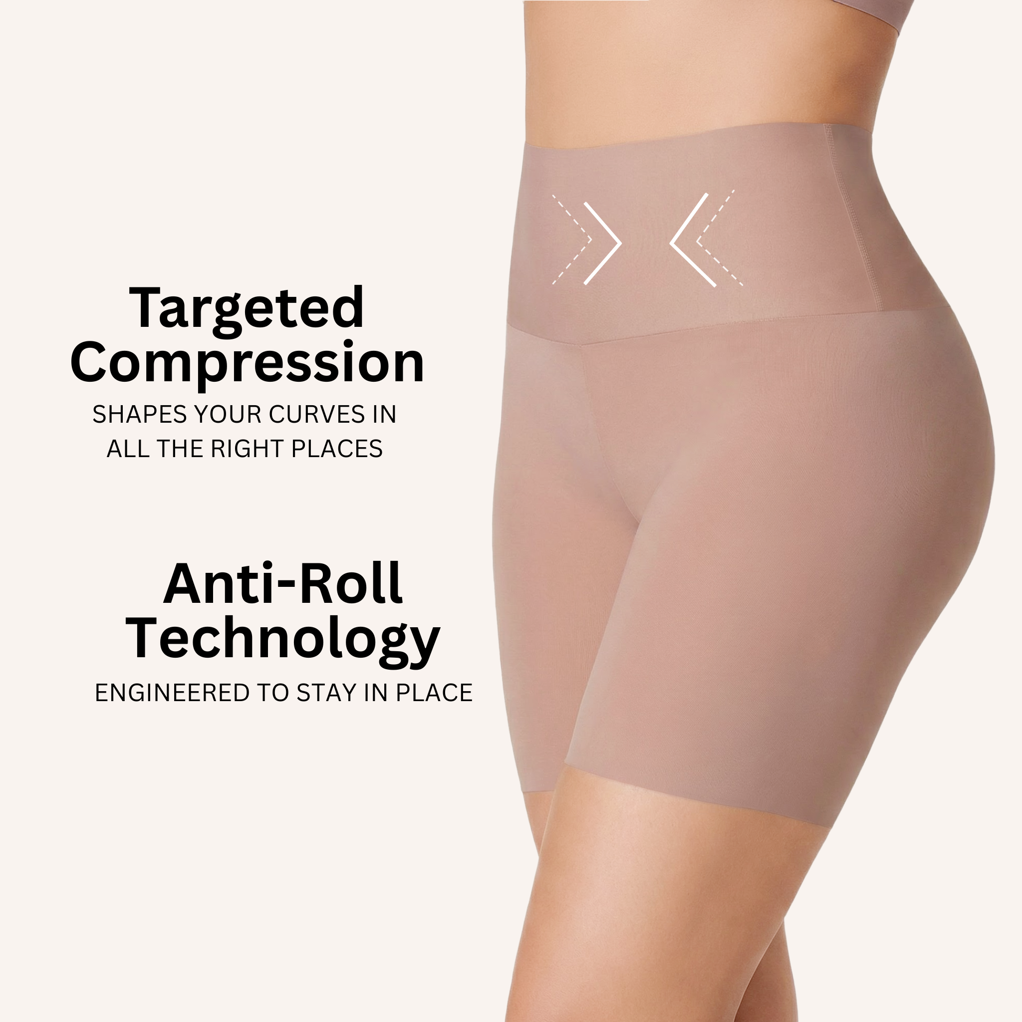 Nozolile | Anti-Roll Sculpting Shorts