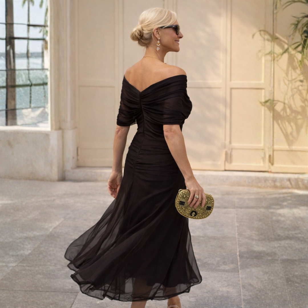 Karabo | Off-Shoulder Mermaid Maxi Dress