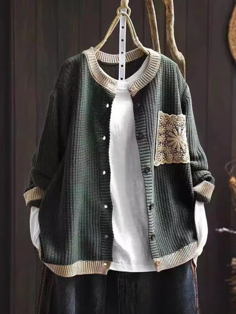 Gabrielle | Textured Knit Cardigan