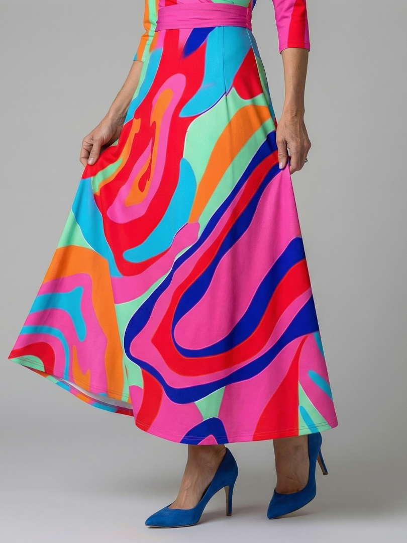 Rosalie | Cross Wrap Midi Dress
