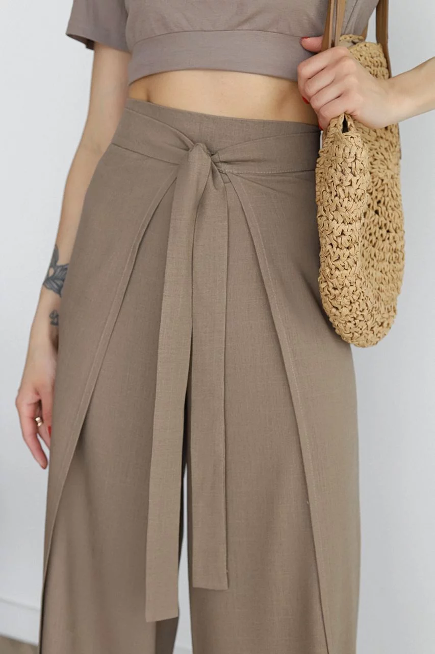 Gabrielle | Wide Leg Linen Trousers