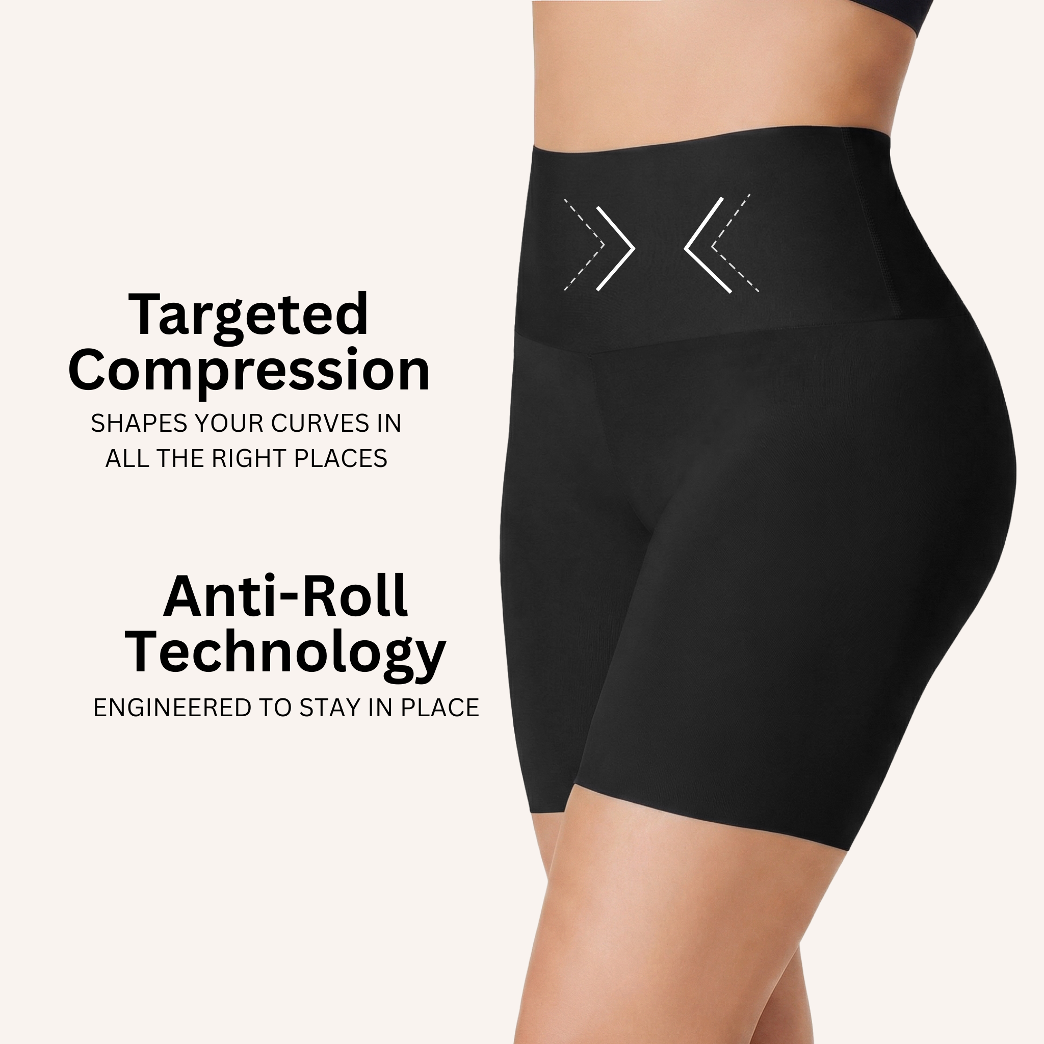 Nozolile | Anti-Roll Sculpting Shorts