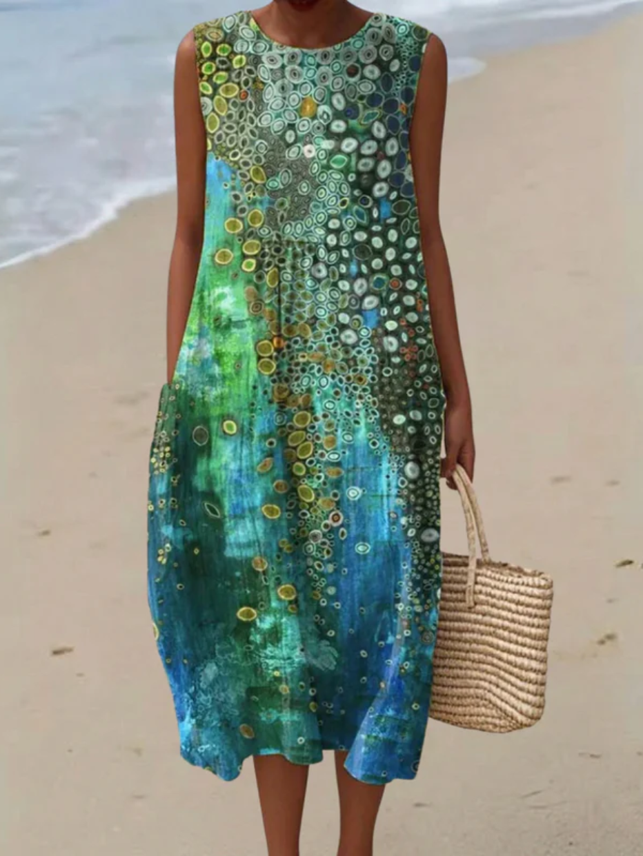 Delphine | Vintage-Inspired Flowy Summer Dress