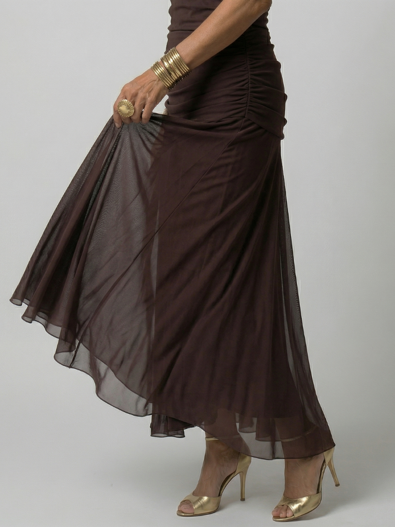 Aurelia | Off Shoulder Flow Midi Dress
