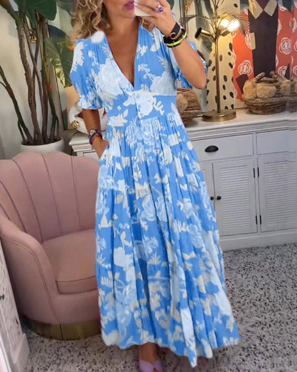 Clarisse | Romantic Floral Maxi Dress