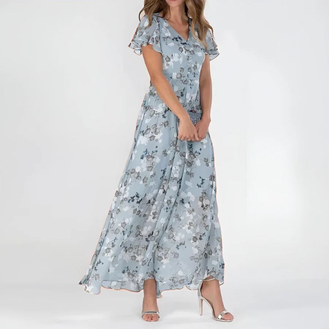 Camille | Luxe Tummy-Concealing Flowy Dress