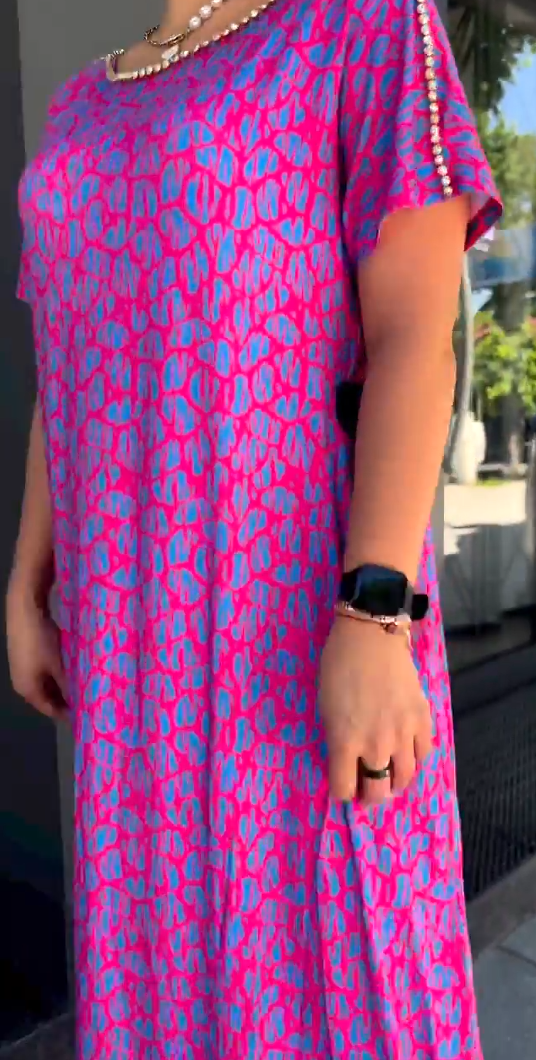 Daphne | Printed Plus Size Dress