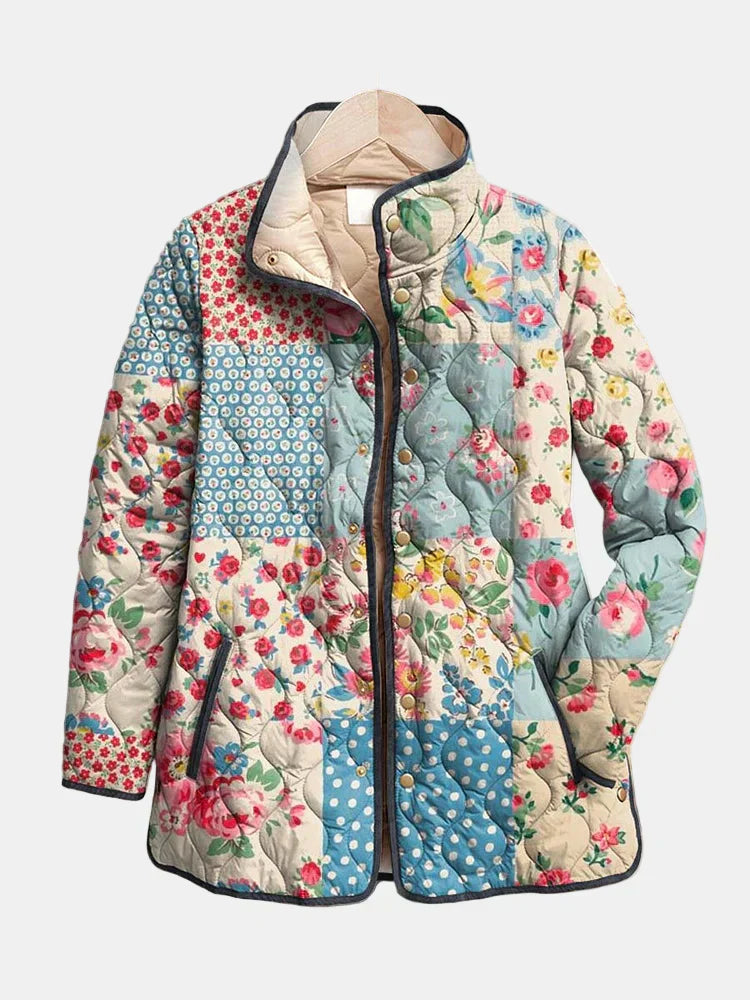 Juliette | Lightweight Floral Quilted Jacket
