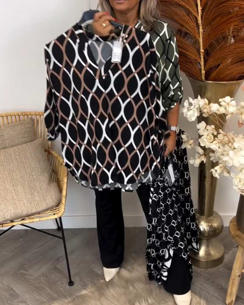 Gerda | Flattering Everyday Graphic Blouse