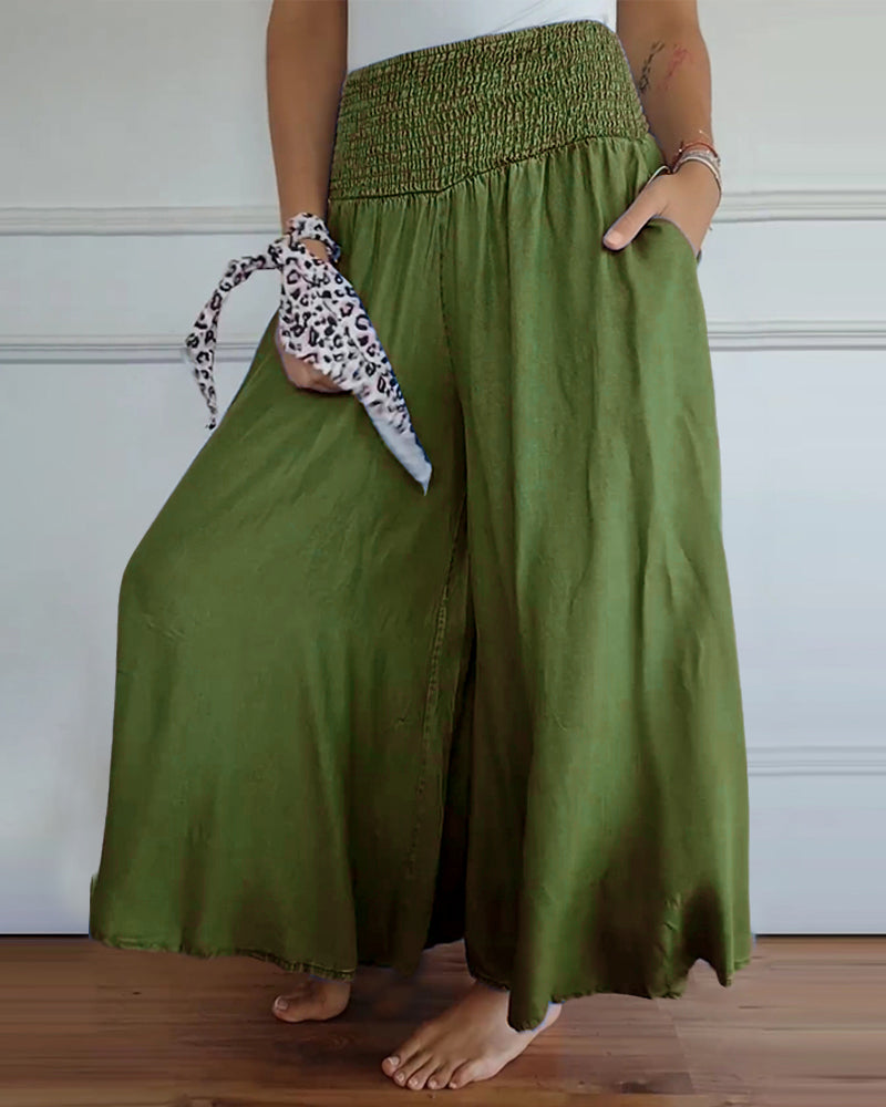 Delphine | Flowing Wide-Leg Trousers