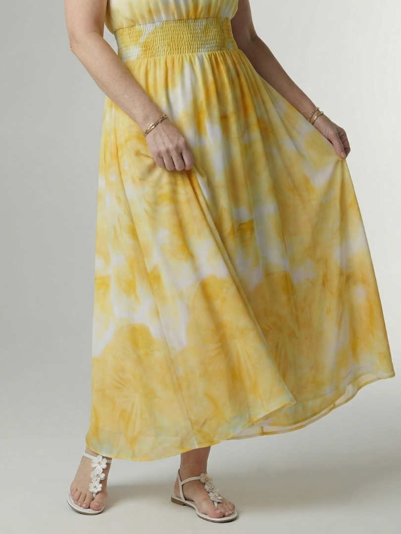 Céleste | Gathered Halter Midi Dress