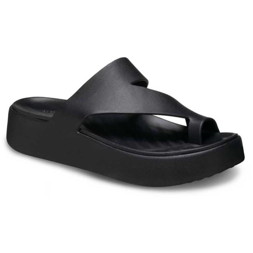 Gorata | Quilted Platform Toe-Loop Sandals