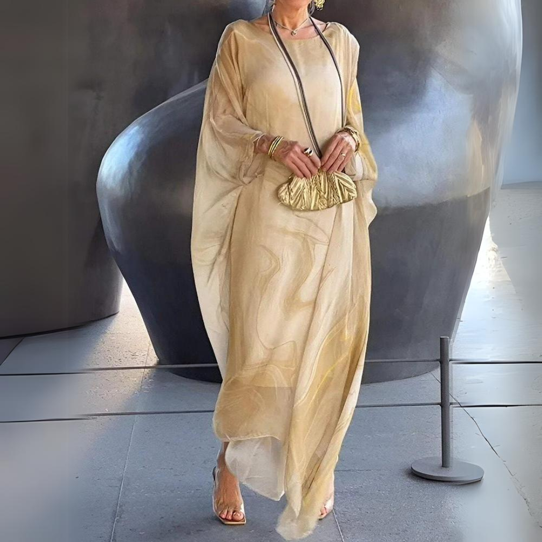 Elena | Silk Chiffon Dress