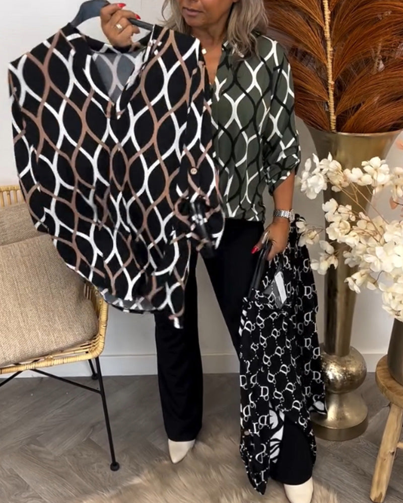 Gerda | Flattering Everyday Graphic Blouse