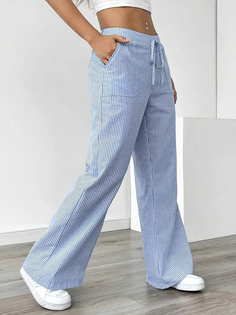 Noémie | Drawstring Casual Pants