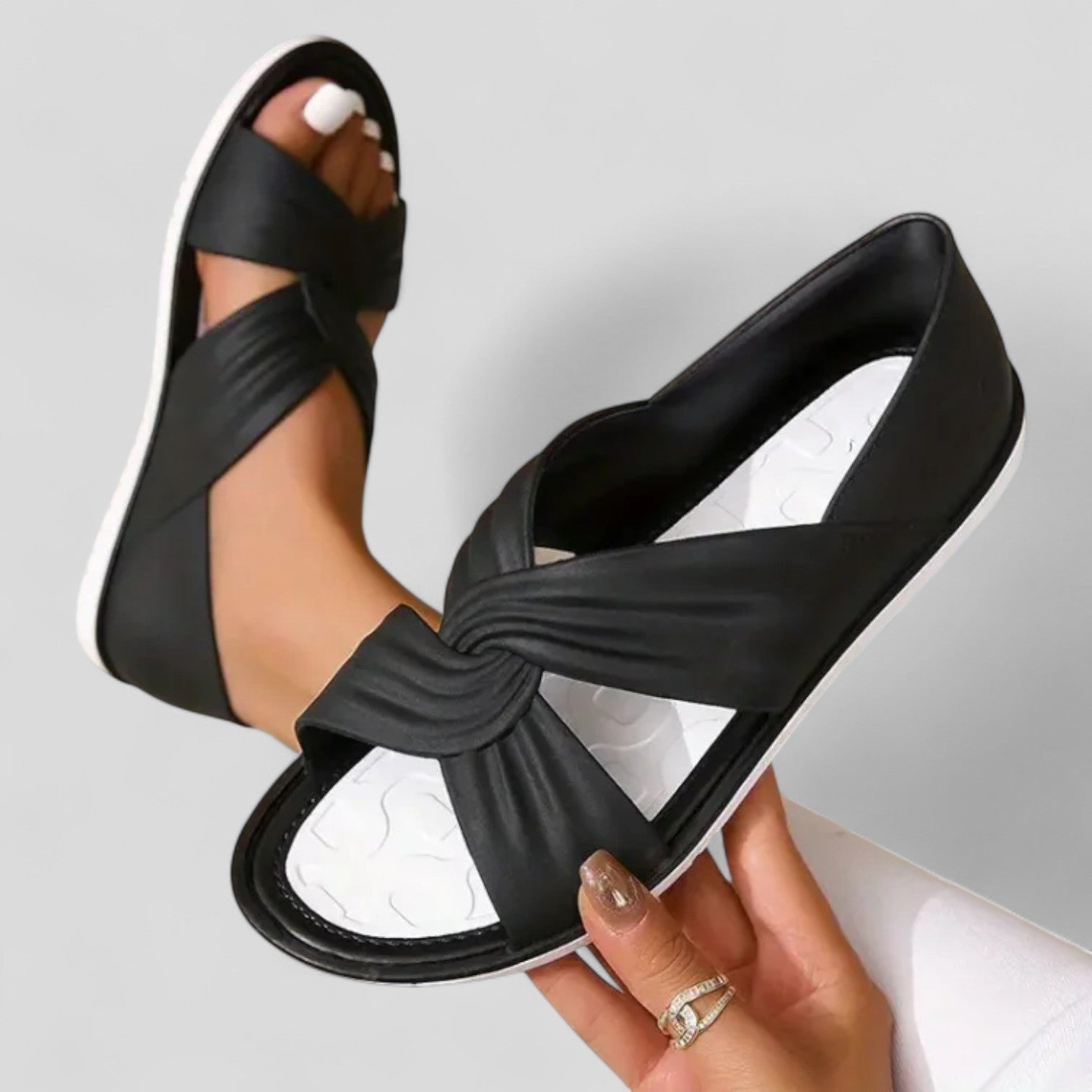 Giuliana | Orthopedic Crisscross Sandals