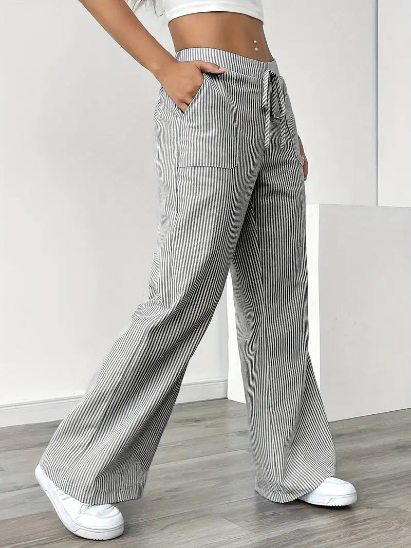 Noémie | Drawstring Casual Pants