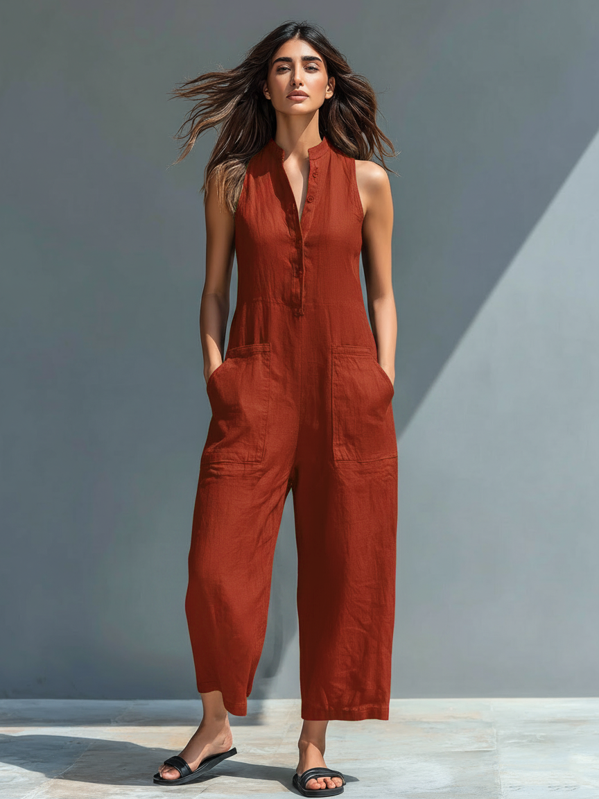 Sinenhlanhla | Elegant Sleeveless Jumpsuit