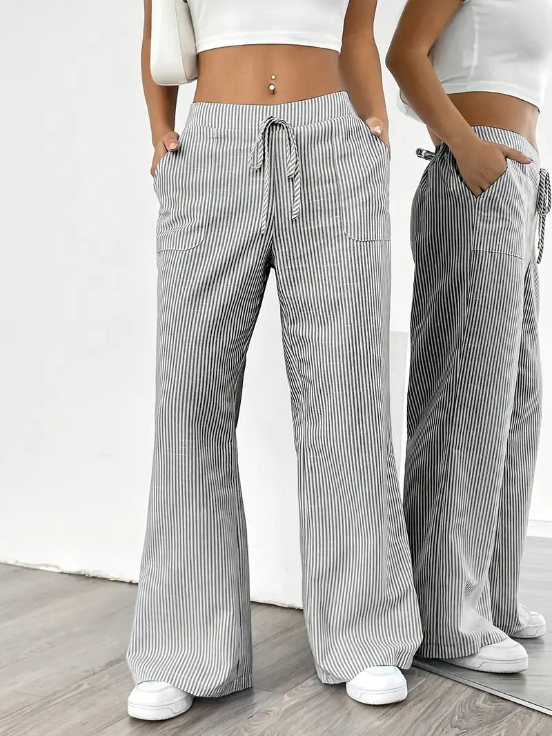 Noémie | Drawstring Casual Pants
