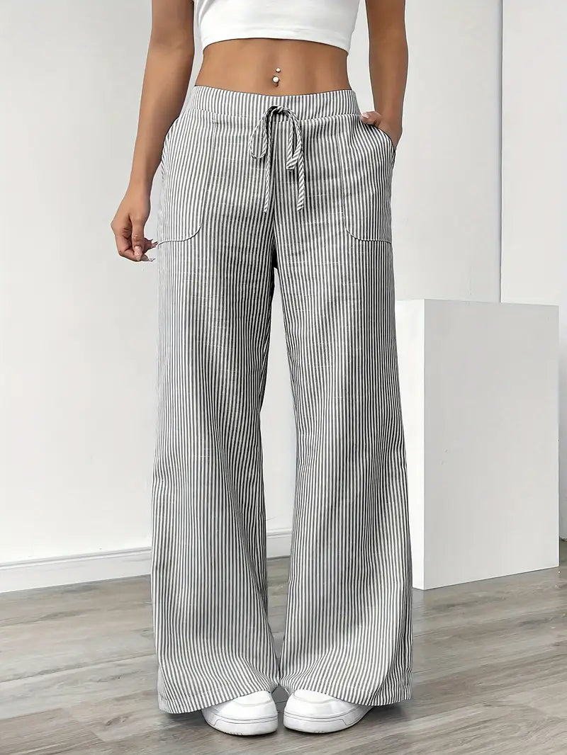 Noémie | Drawstring Casual Pants
