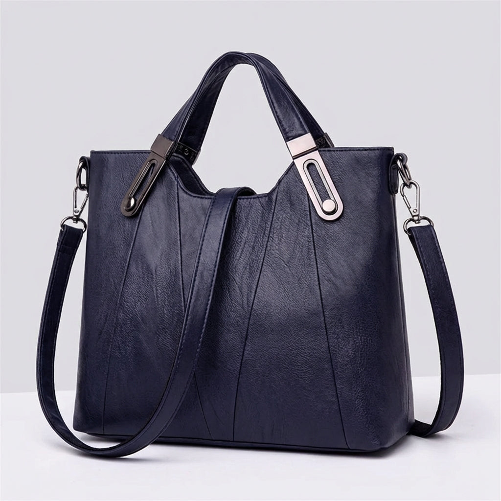 Nomcebo | Pebbled Leather Structured Tote
