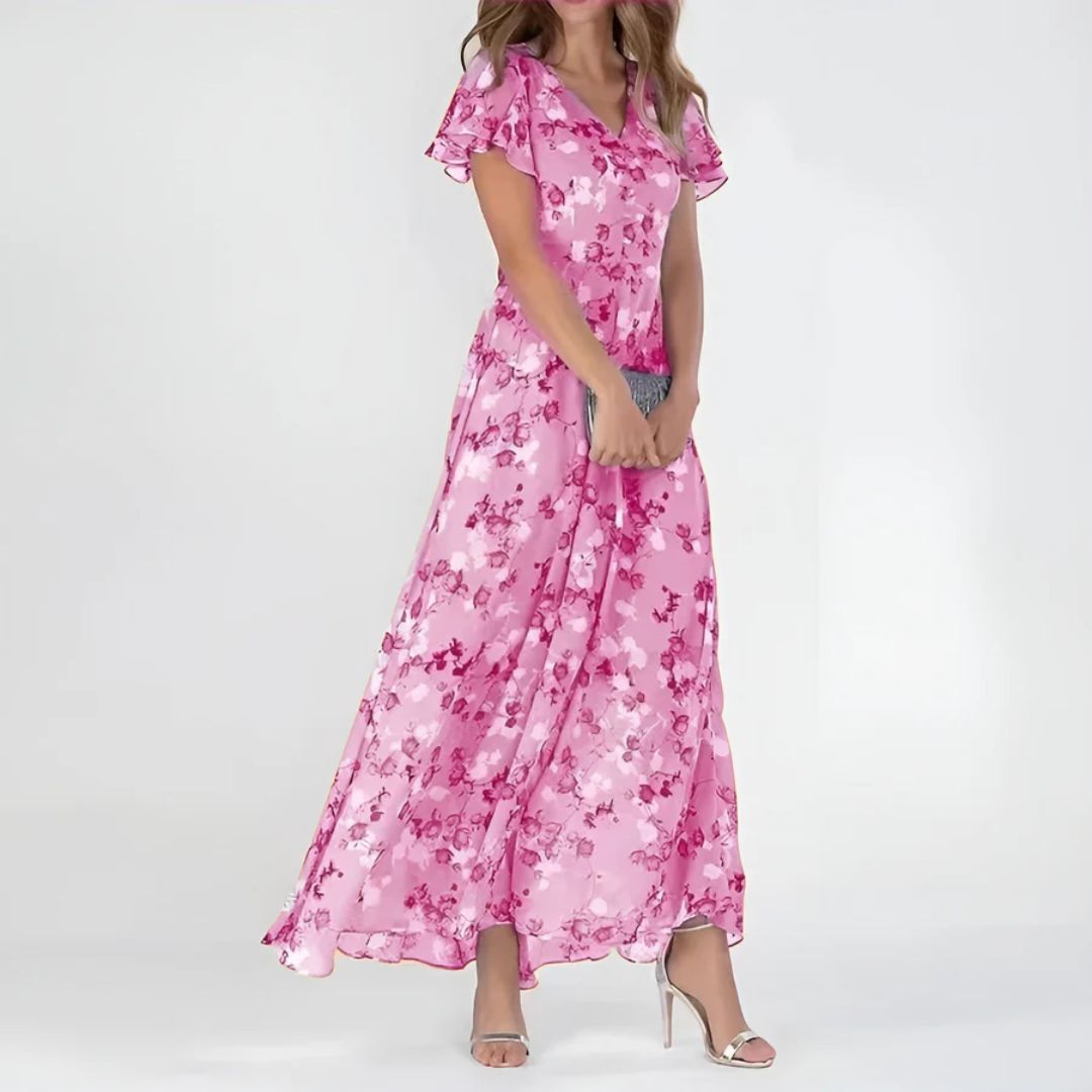 Camille | Luxe Tummy-Concealing Flowy Dress