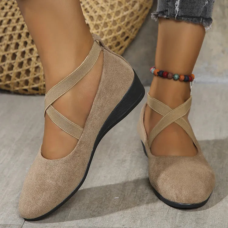 Keneilwe | Faux Suede Orthopedic Wedge Flat