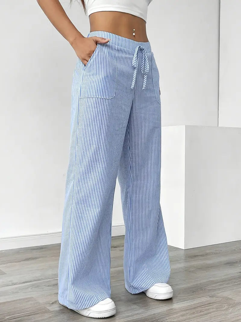 Noémie | Drawstring Casual Pants