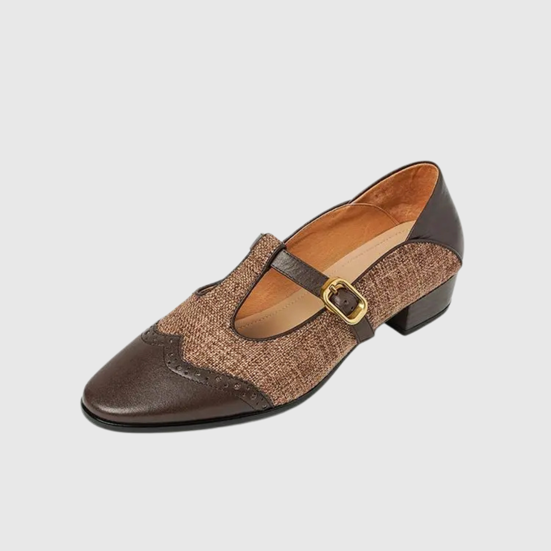 Aurélie | Low Heel Leather Shoes