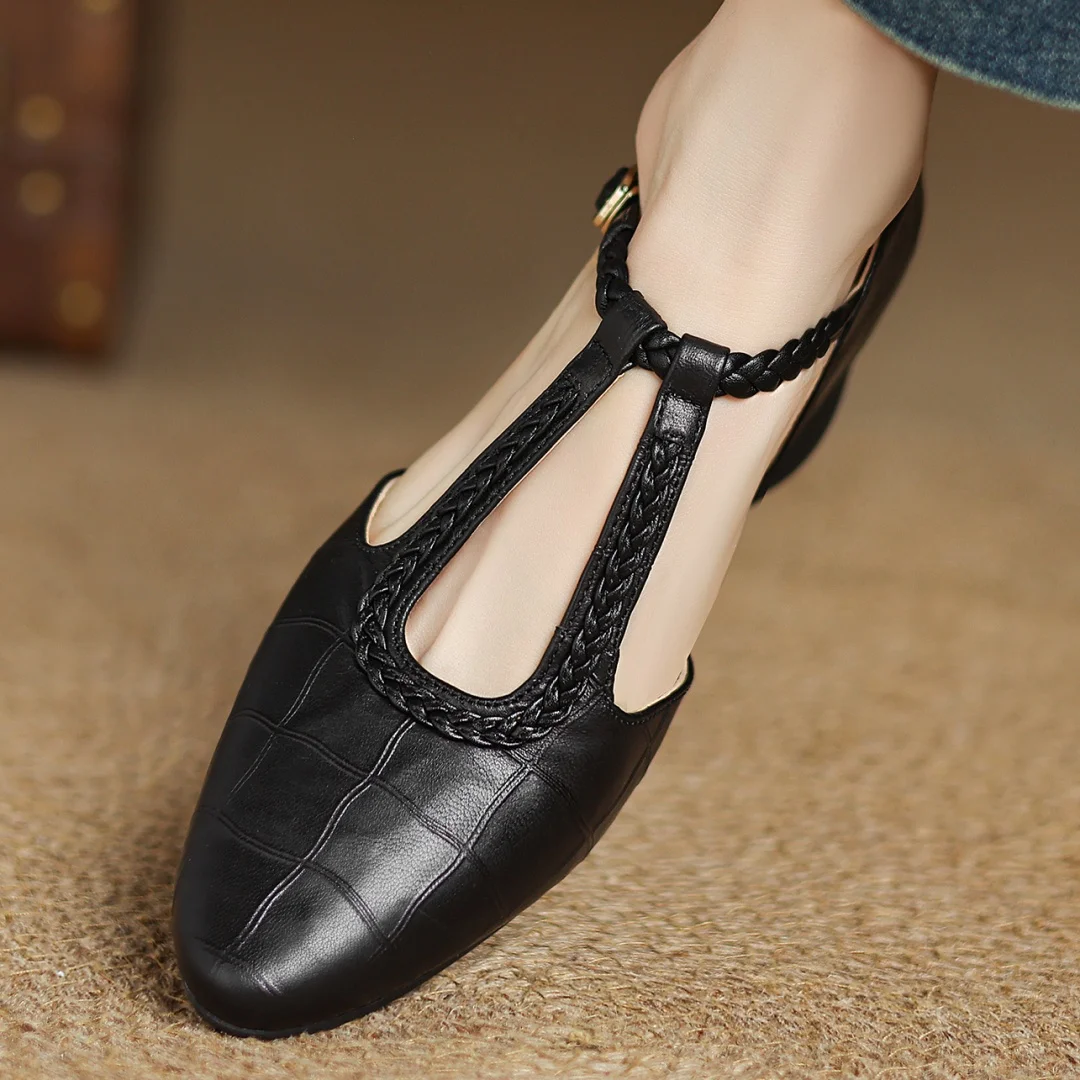 Chloé | Leather Mary Jane Flats