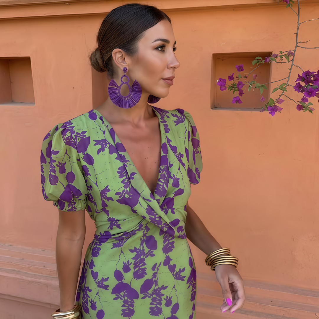 Refilwe | Elegant Puff Sleeve Summer Dress