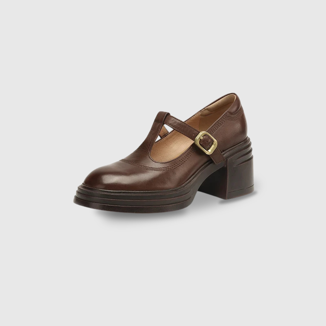 Anaïs | Block Heel Vintage Pumps