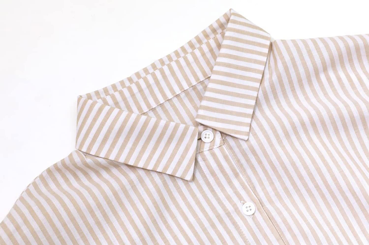 Isabelle | Striped Long Sleeve Shirt Dress