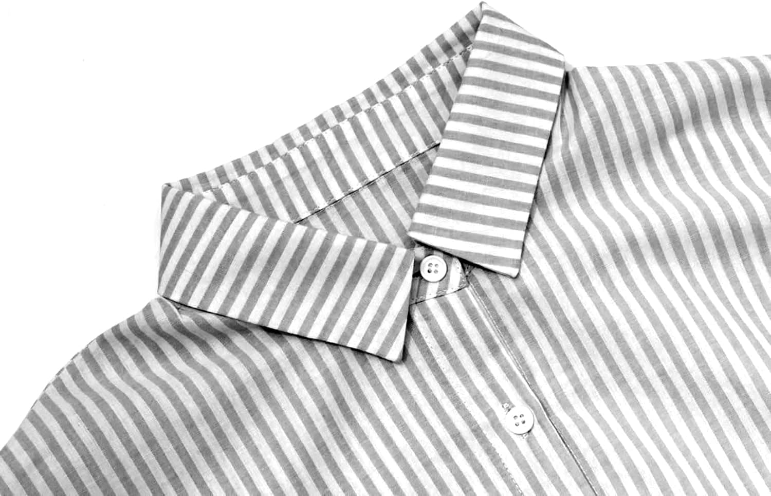 Isabelle | Striped Long Sleeve Shirt Dress