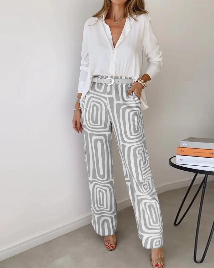 Colette | Relaxed Geometric Print Co-ord