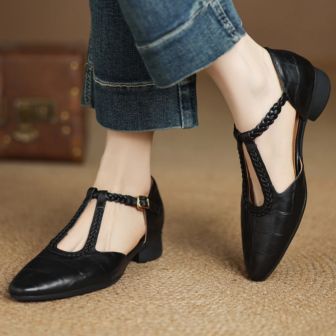 Chloé | Leather Mary Jane Flats