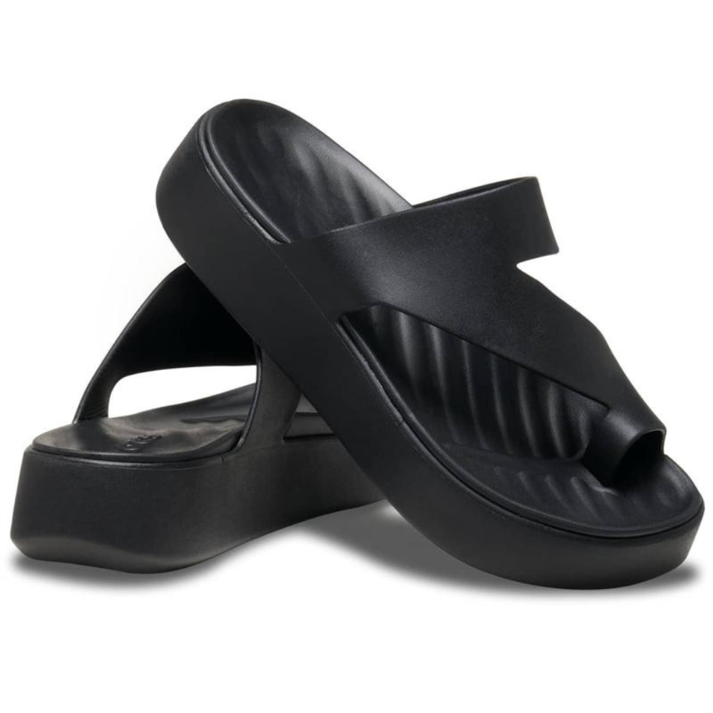 Gorata | Quilted Platform Toe-Loop Sandals