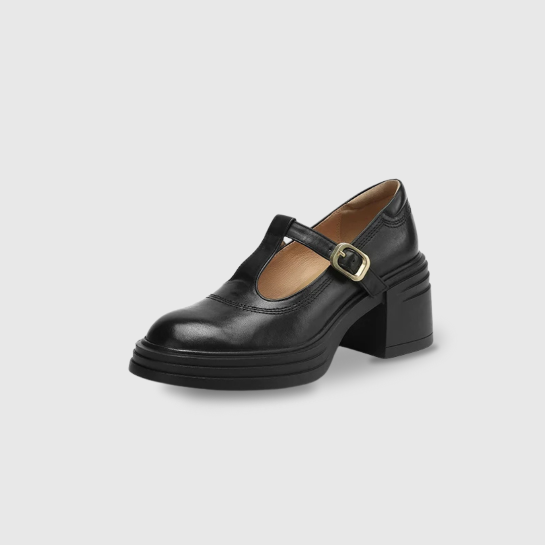 Anaïs | Block Heel Vintage Pumps