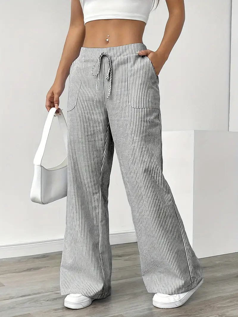 Noémie | Drawstring Casual Pants