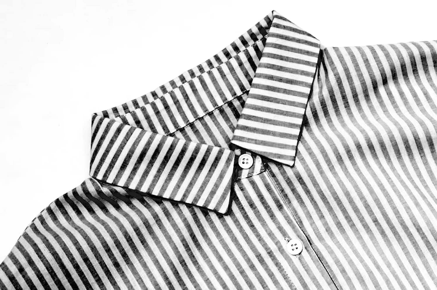 Isabelle | Striped Long Sleeve Shirt Dress