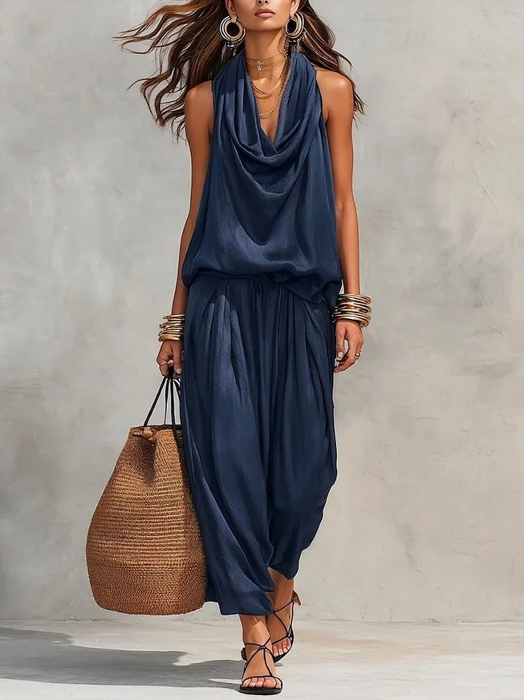 Sannah | Soft Two-Piece Top & Pants Set