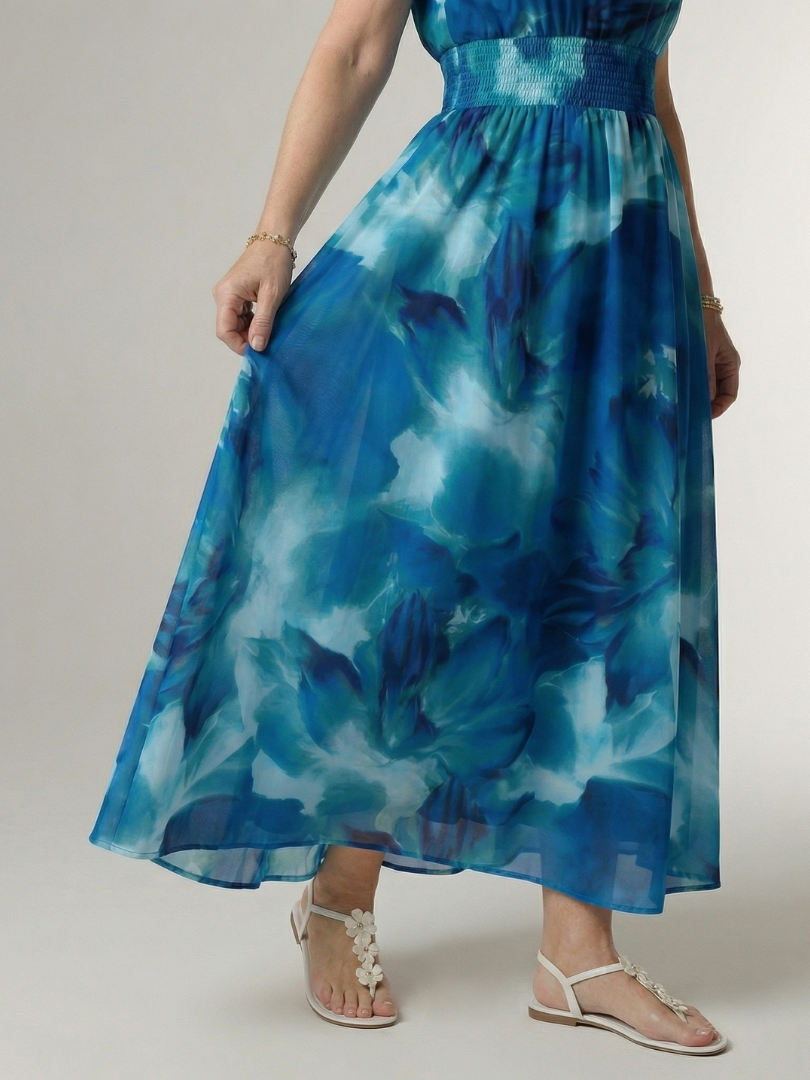 Céleste | Gathered Halter Midi Dress