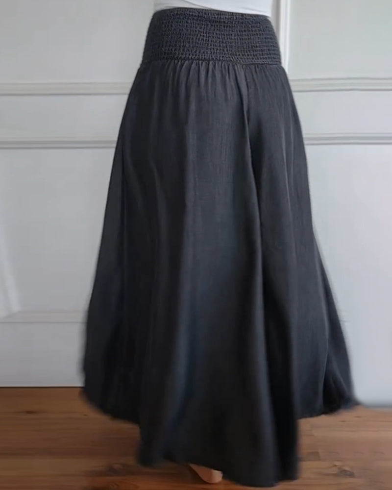Delphine | Flowing Wide-Leg Trousers