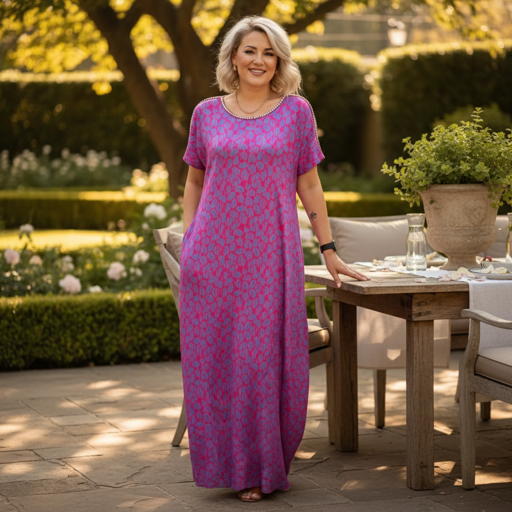 Daphne | Printed Plus Size Dress